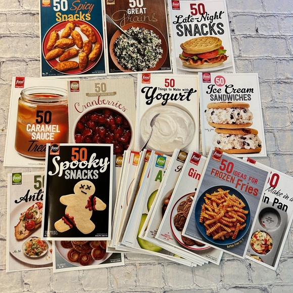 FOOD NETWORK MAGAZINE FROM(2015-2017) SMALL PAPERBACK RECIPES BOOKS (31) - Picture 2 of 7